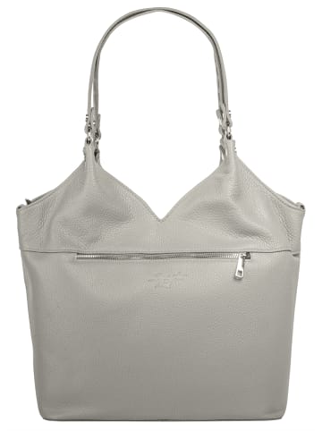 Samantha Look Shopper echt Leder in grau