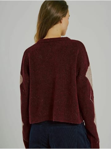 Norr Pullover Logan in Bordeaux