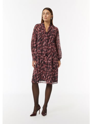 comma Kleid kurz in Mehrfarbig-rot