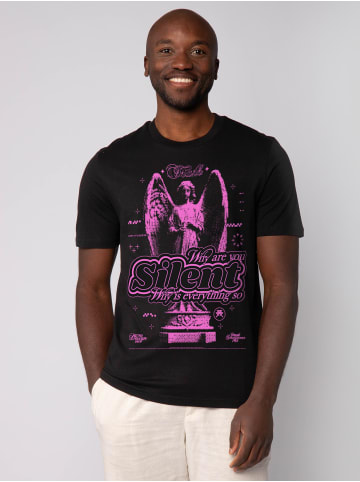 wat? Apparel T-Shirt Silent in Schwarz