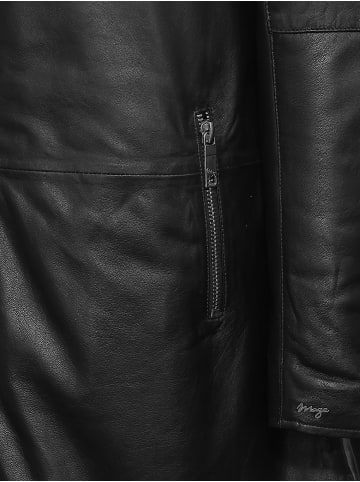 Maze Ledermantel 42023104 in schwarz
