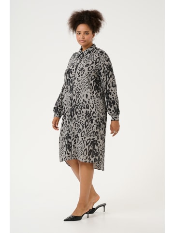 KAFFE curve Kleid KCmille Loose fit in Moonstruck / Black Animal