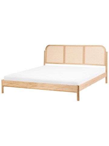 Beliani Doppelbett ARCHAIL in Braun - (W) 187 x (H) 99 x (L) 209 cm