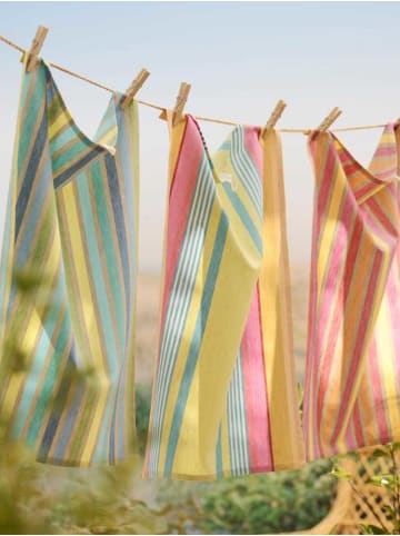 IB Laursen Geschirrtuch STREIFEN Multi-Farben BLAU TÜRKIS