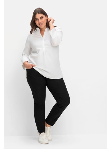 sheego Hose in schwarz