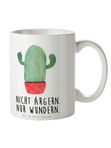Mr. & Mrs. Panda Geschenktasse Kaktus Wut mit Spruch in Weiß