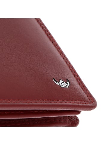 Golden Head Polo Geldbörse RFID Schutz Leder 12 cm in rot
