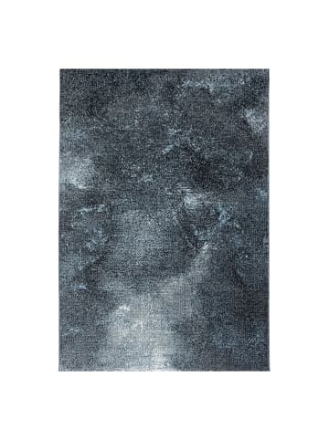 Kurzflor Teppich Oro in Blau