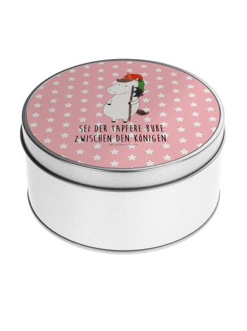Mr. & Mrs. Panda Aufbewahrungsbox Einhorn  mit Spruch in Rot Pastell