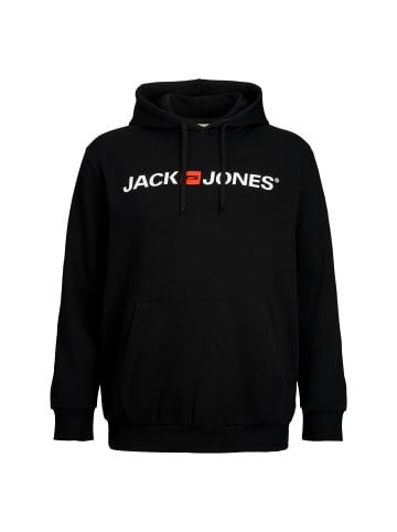 Jack and Jones Corp Old Logo Sweat Hood in Schwarz