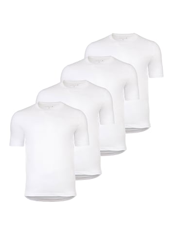YOURBASICS T-Shirt 4er Pack in Weiß