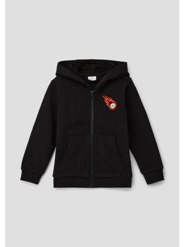 s.Oliver Sweatshirt Jacke in 9999_schwarz