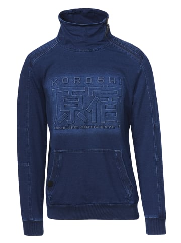 KOROSHI Sweatshirt in blau