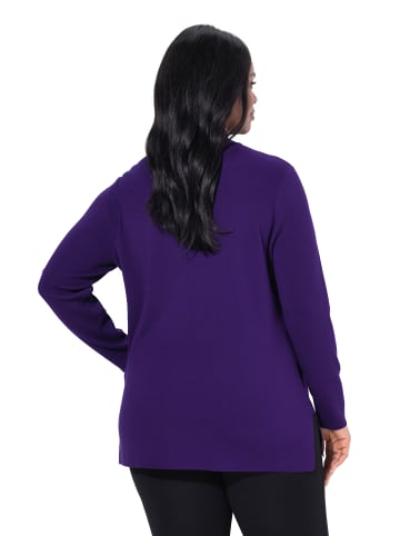 Ulla Popken Pullover in dunkle lilie