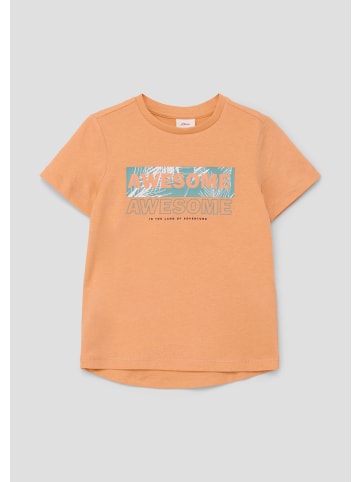 s.Oliver T-Shirt kurzarm in Orange