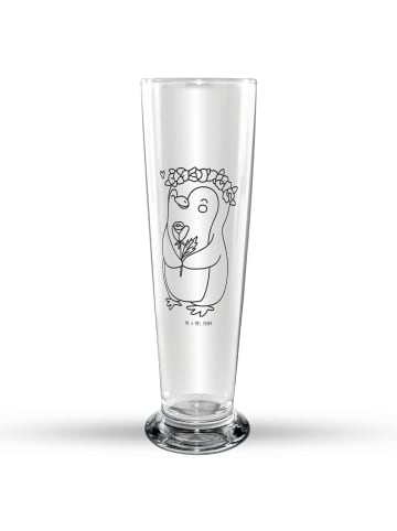 Mr. & Mrs. Panda Trinkglas Jungfrau Astrologie ohne Spruch in Transparent