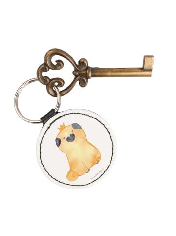 Mr. & Mrs. Panda Anhänger Mops Krone ohne Spruch in Weiß