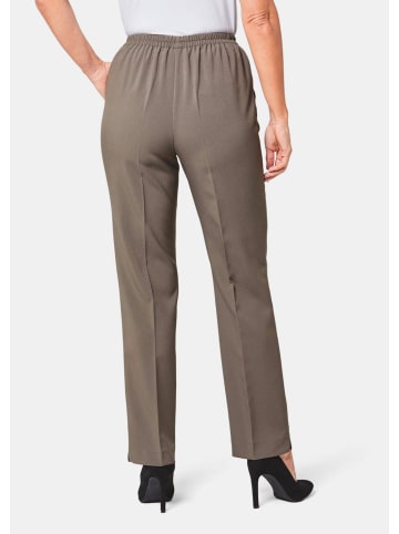 GOLDNER Pflegeleichte Schlupfhose in taupe