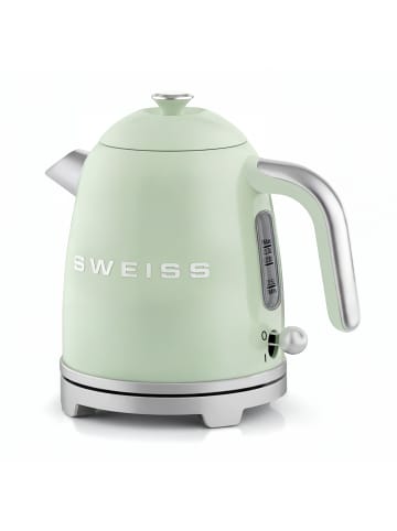 SWEISS Vintage Wasserkocher 1L pastell grün