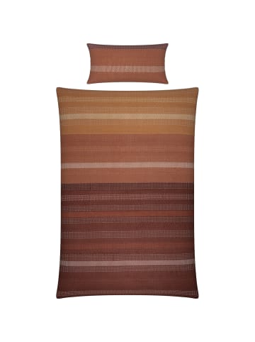LOOKS by Wolfgang Joop Fein Flanell Bettwäsche in terracotta