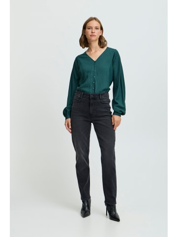 b.young Langarmbluse BYJAYELLE SHIRT - 20815571 elegante Langarm-Bluse in Grün