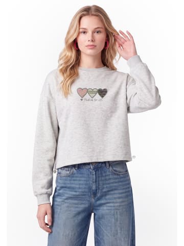 myMo Women Sweatshirt in Grey