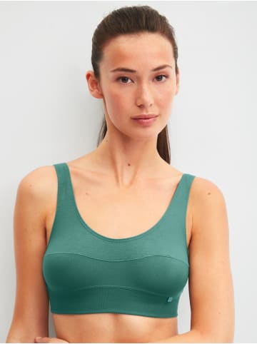 Calida Bustier in north sea green