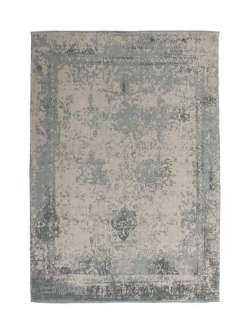 Kayoom Kurzflor Teppich Nostalgia 285 in grau - rechteckig