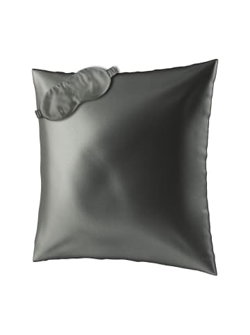 Ailoria BEAUTY SLEEP SET (80X80) Seidenkissenbezug + Maske in grau