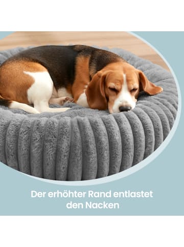 Feandrea Hundebett Baddi in Grau - (H)20 x (D)80 cm