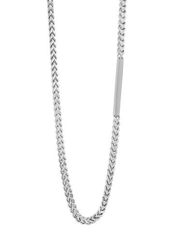Adeliás Herren Halskette aus Edelstahl 61 cm in silber