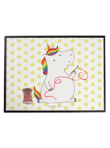 Mr. & Mrs. Panda schreibtischunterlage Einhorn Näherin ohne Spruch in Weiß