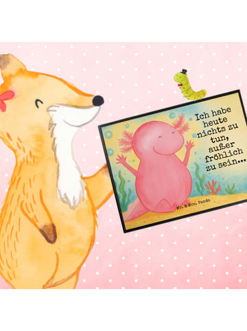 Mr. & Mrs. Panda bastelunterlage Axolotl Hurra Design mit Spruch in Weiß