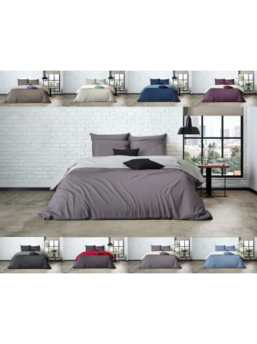 Mistral Home Mistral Perkal Wendebettwäsche in Silber/Grau