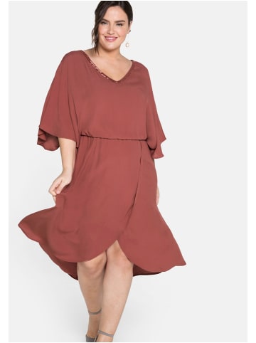 sheego Cocktailkleid in marsala