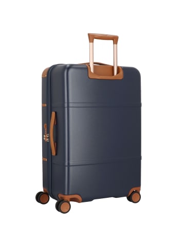 BRIC`s Bellagio 4-Rollen Trolley 70 cm in blue-tobaco