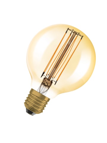 Osram OSRAM Dimmbare LED-Lampen, Vintage-Edition, 60 Watts Ersatz, E27, G80, 2200