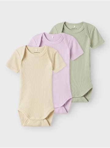 name it 3er-Pack Strampler in Winsome Orchid