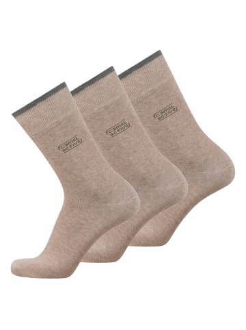 Camel Active Socken 3er Pack in Beige melange