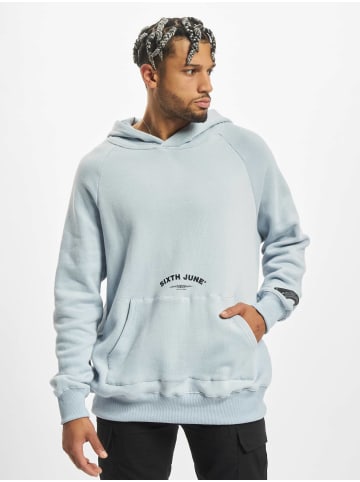 Sixth June Sixth June Sixth June Curved Hoodie in blue