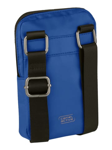 Camel Active EXPLORE Smartphone Tasche mit reflektierendem Print in Blau
