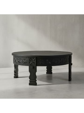 KADIMA DESIGN Couchtisch | Mango, 80x36x80cm, Orient-Style, XL