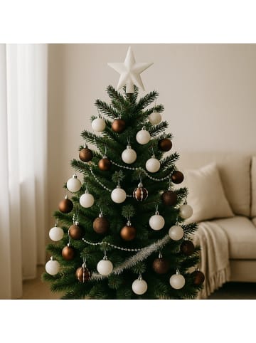 Atmosphera Créateur d'intérieur Weihnachtsschmuck in Mehrfarben, (B) 2,5 x (H) 21 x (L) 20 cm