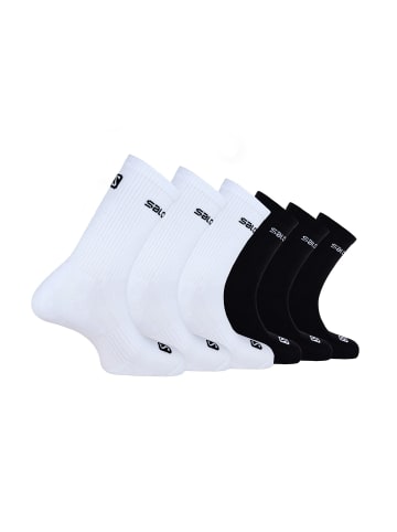 SALOMON Sportsocken 6er Pack casual in Schwarz