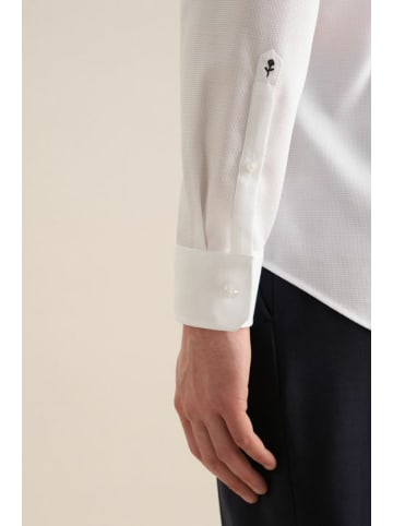 Seidensticker Langarm Business Hemd für Herren in hell-blau