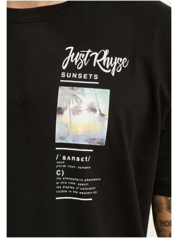Just Rhyse T-Shirt "Zoar T-Shirt" in Schwarz
