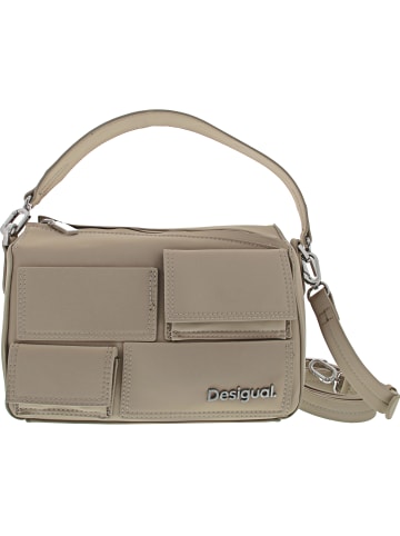 Desigual Pocket Face Phuket mini Tasche Beige