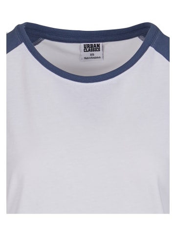 Urban Classics T-Shirt in white/vintageblue