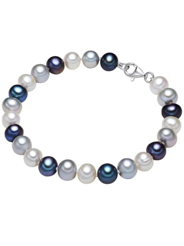 Valero Pearls Armband Sterling Silber Süßwasser-Zuchtperle multicolor in multicolor