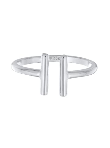 Elli Ring 925 Sterling Silber Geo in Silber